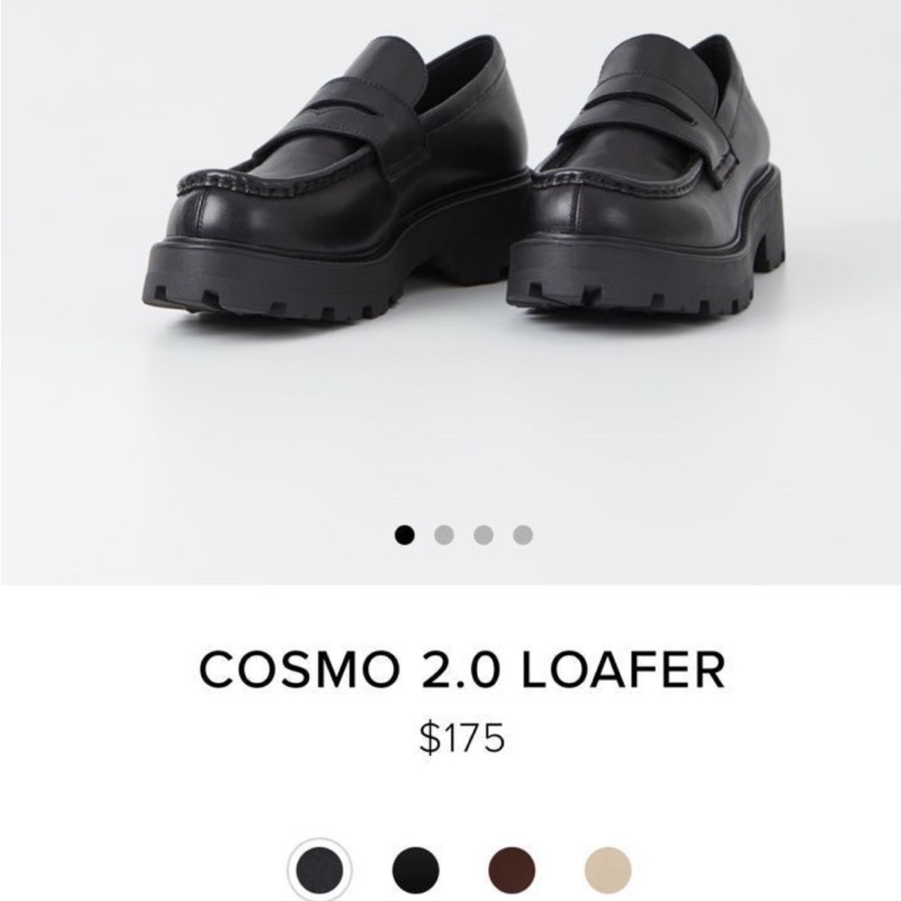 Vagabond Leather Chunky Platform Loafers